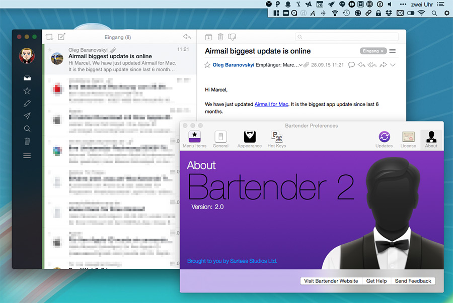 Bartender 5 instal the last version for mac